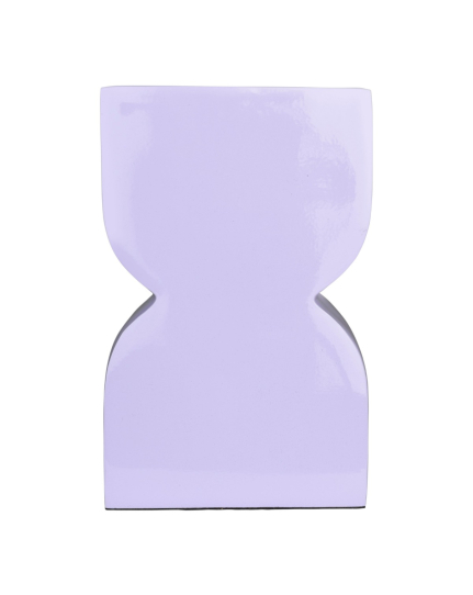 Cones Vase L Shiny Lilac 1
