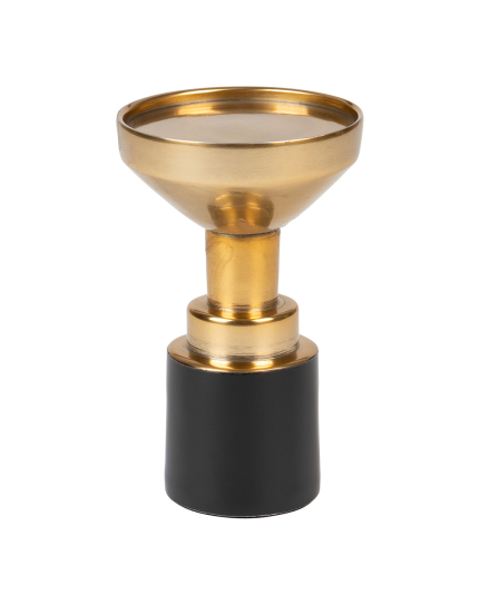 Glam Kandelaar Zwart S 1