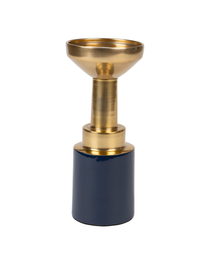 Glam Kandelaar Blauw M 1