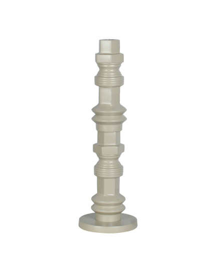 Totem Candle Holder M Beige 1