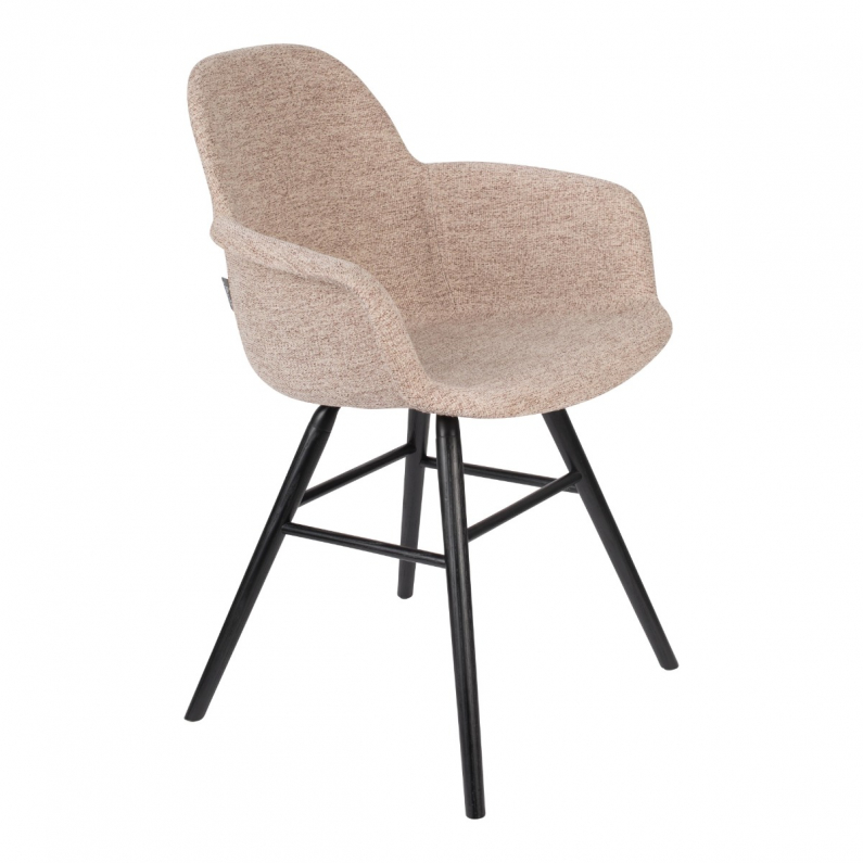 Rationeel Springen Pekkadillo Albert Kuip Soft Armstoel Beige | Zuiver