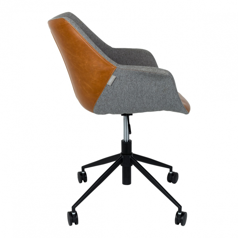 Vintage brown outlet office chair