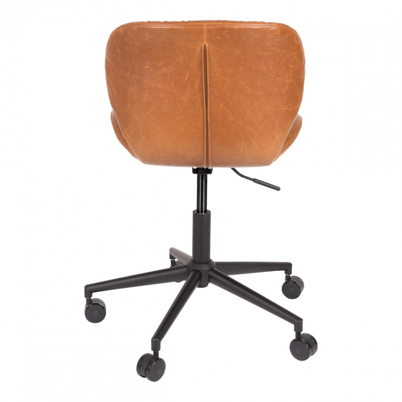Ll Office Chair Brown Zuiver, Office Chair Brown Leather