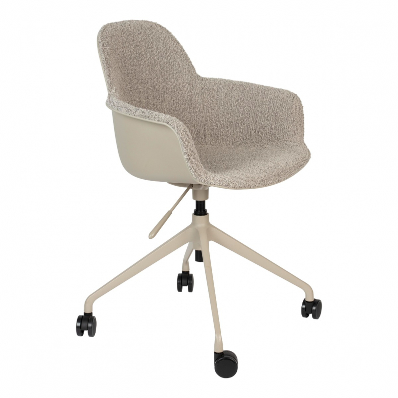 Albert Kuip Office Armchair Taupe Zuiver