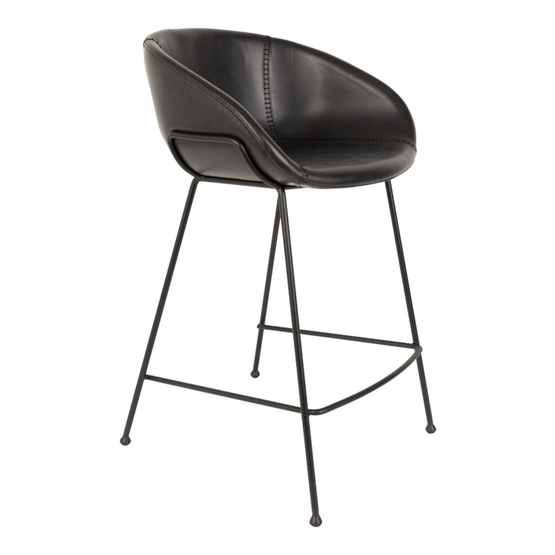 Feston Barkruk 65 Zwart Zuiver