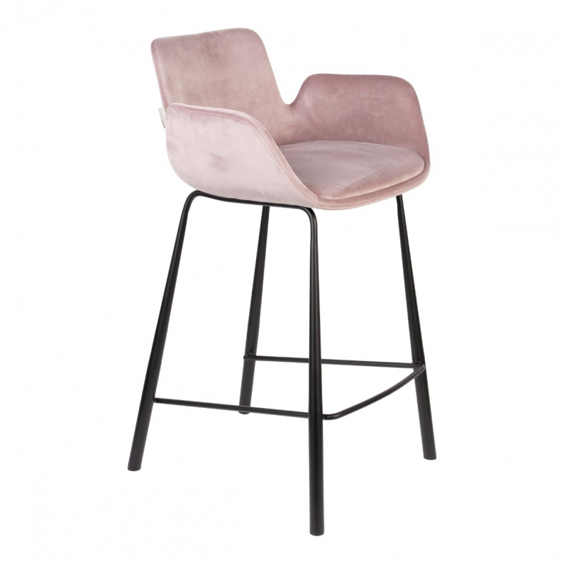 Brit Counter Stool Pink Zuiver