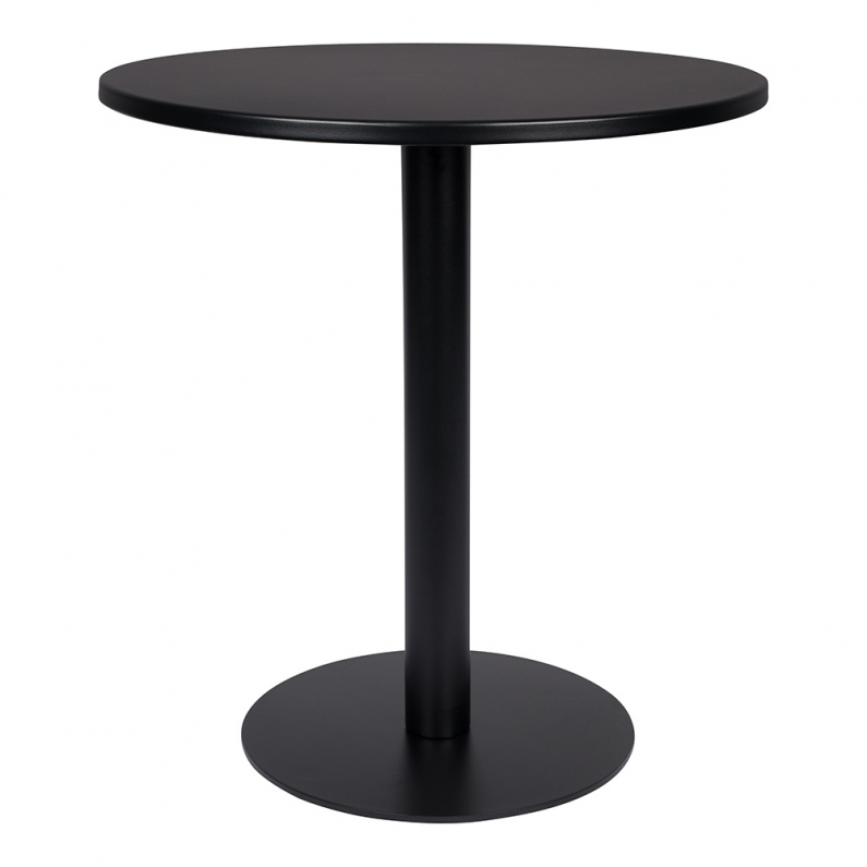 Round black bistro table clearance