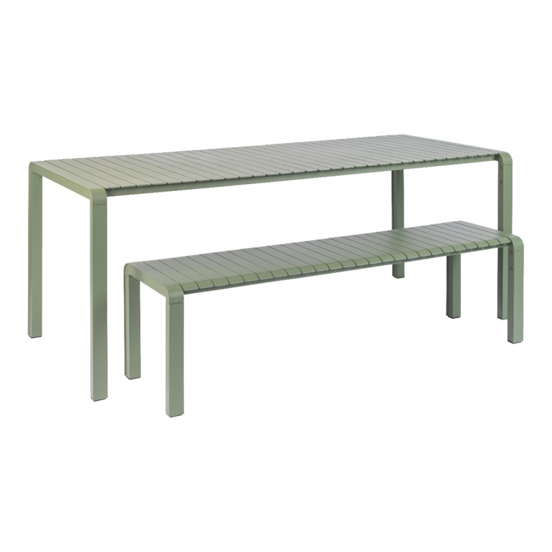 Table de Bistrot Vondel Vert Zuiver Table de Repas Carrée 2 Personnes  Outdoor en Aluminium 71x71x75cm