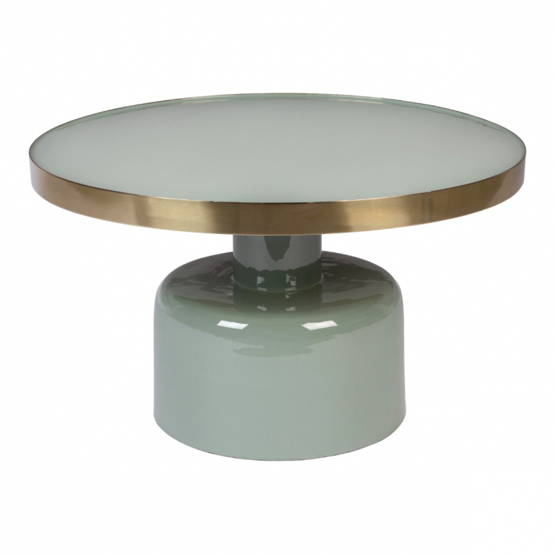 Glam Coffee Table Green Zuiver, Emerald Green Marble Side Table