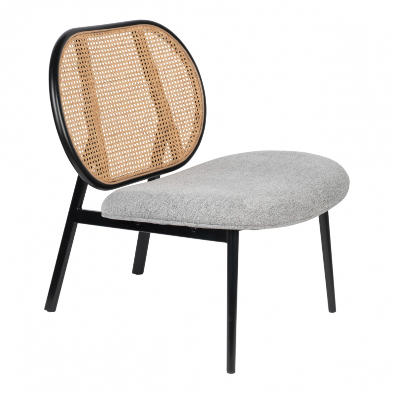 Spike Lounge Chair Natural Grey Zuiver Spike Lounge Chair Natural Grey Zuiver, Grey Lounge Chairs Outdoor