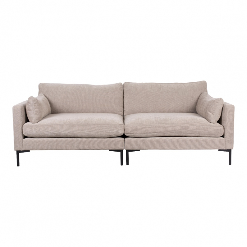 Summer 3 Seater Sofa Latte Zuiver, How Heavy Is A 3 Seater Sofa