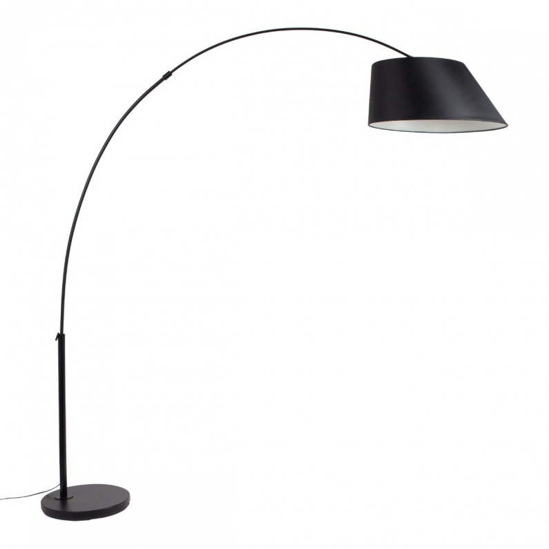 Black arc floor clearance lamp