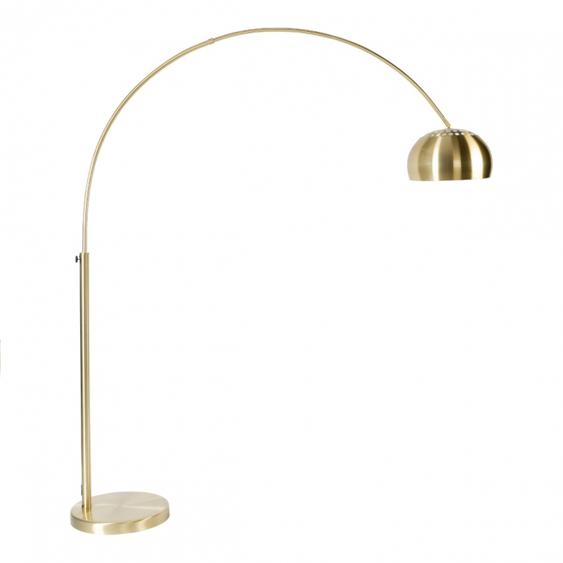 controller Ringlet Mars Metal Bow Floor Lamp Brass | Zuiver