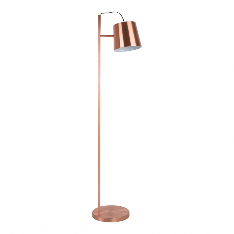 Schijnen honderd beneden Buckle Head Vloerlamp Koper | Zuiver