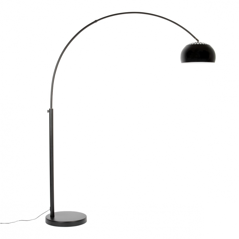 bende Senaat verbanning Metal Bow Vloerlamp Zwart | Zuiver