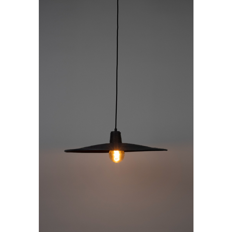 Black industrial online pendant light