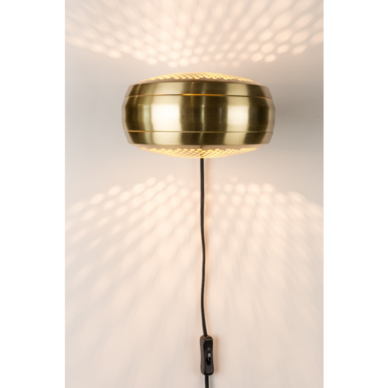 Zuiver Zes afbreken Gringo Wandlamp Goud | Zuiver