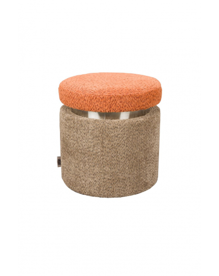 Sen Stool Brown Orange Front
