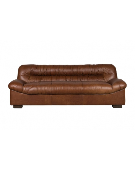 Douglas Sofa Wax Leather Chocolate Front