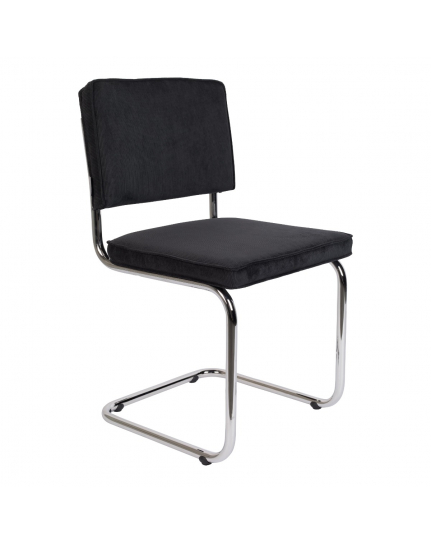 Ridge Rib Chair Black 1