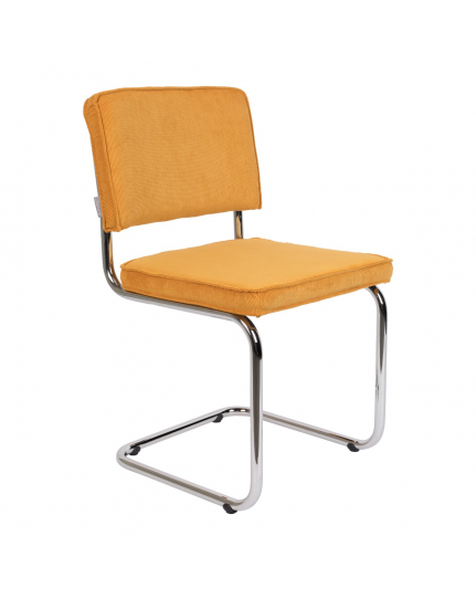 Ridge Rib Chair Yellow 1