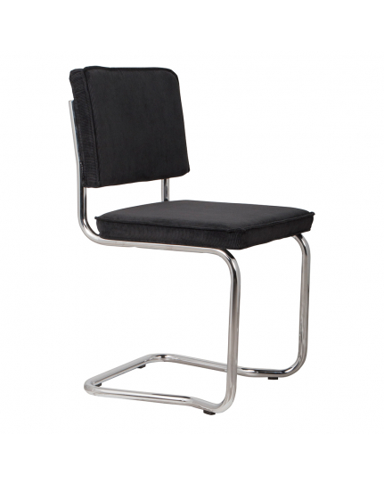 Ridge Kink Rib Chair Black 1