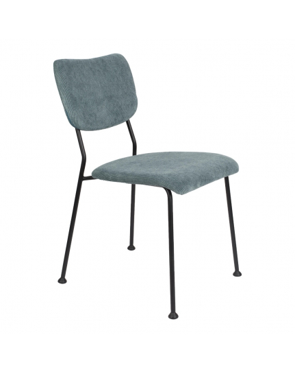Benson Stoel Grijs/Blauw 1