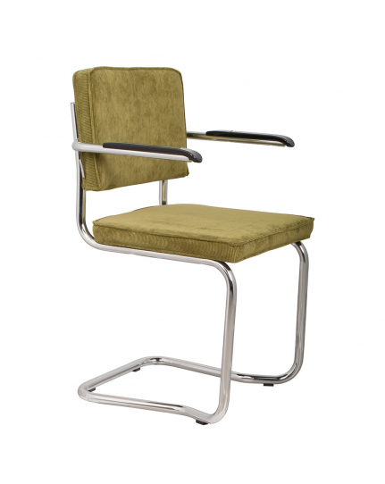 Ridge Kink Rib Armchair Green 1