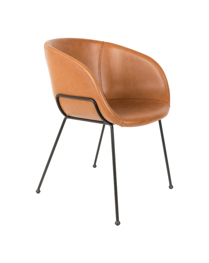 Feston Armchair Brown 1