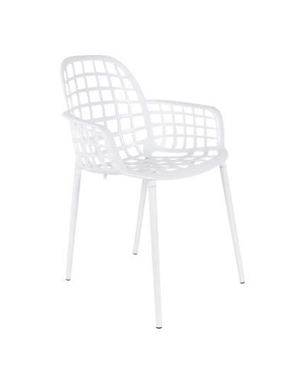 Albert Kuip Garden Armchair White 1