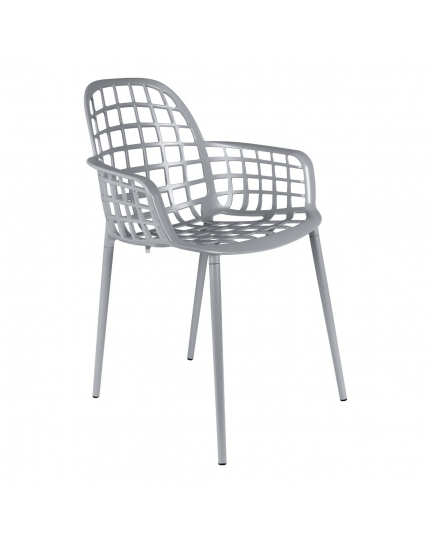 Albert Kuip Tuin Armstoel Lichtgrijs 1