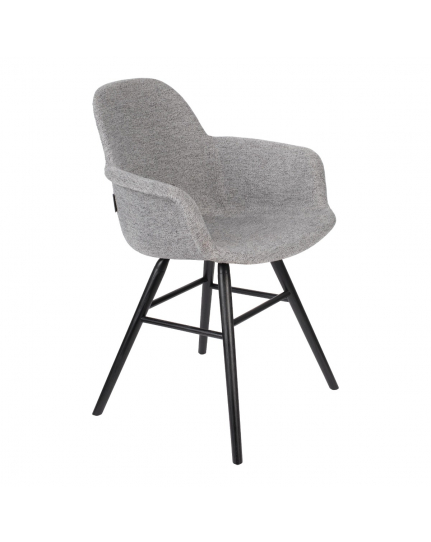 Albert Kuip Soft Armstoel Lichtgrijs 1