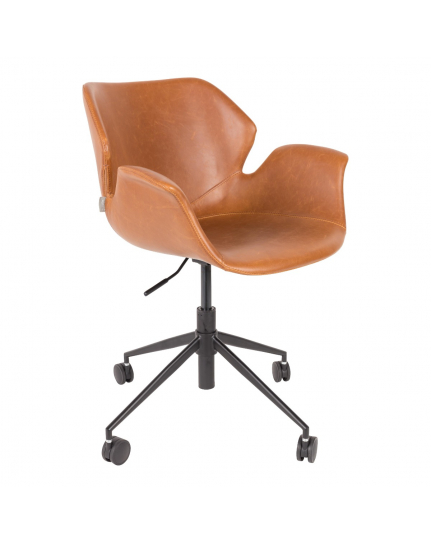 Nikki Office Chair All Brown 1