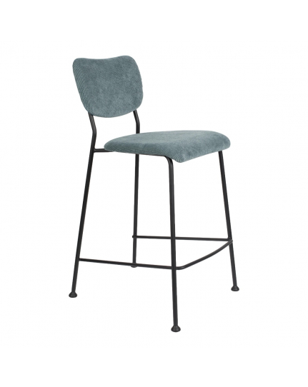Benson Barkruk 64,50 cm Grijs/Blauw 1
