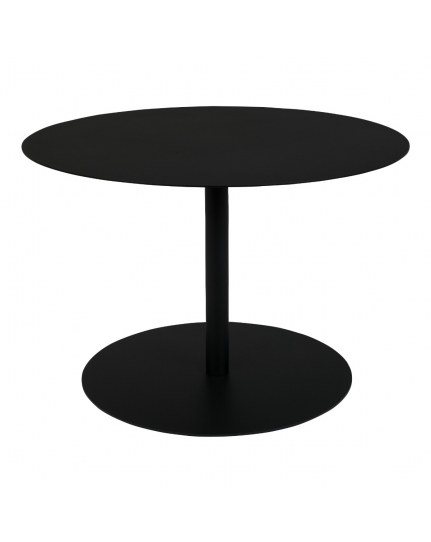 Snow Side Table Round M Black 1