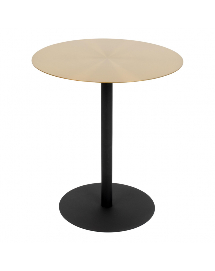 Snow Brushed Side Table Brass 1