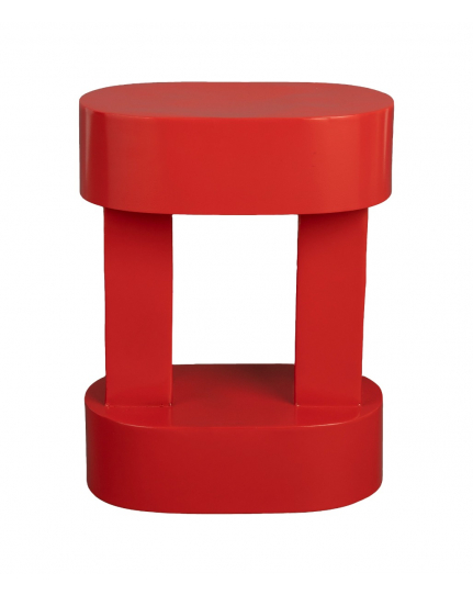 Magenta Side Table Red 1