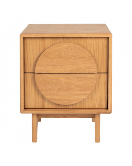 Groove Side Table / Bedstand Natural Oak 3