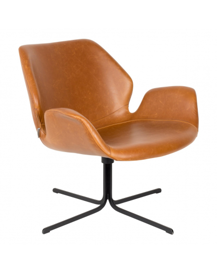 Nikki Lounge Chair All Brown 1