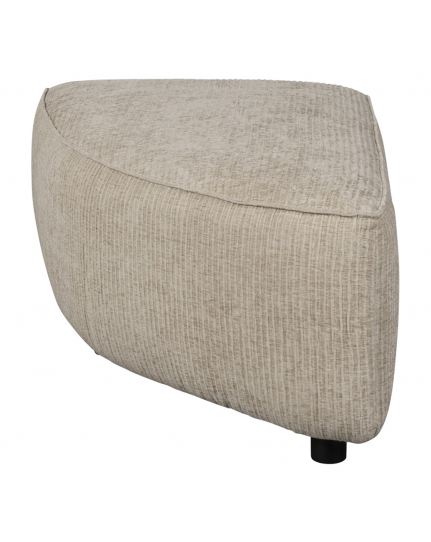 Hunter Sofa element Pie Pouf Left Sand 1