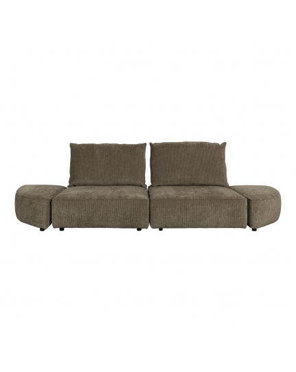 Hunter Sofa 3-seater Brown 1