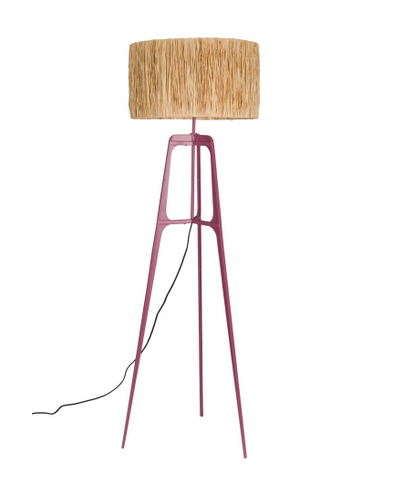 Afra Floor Lamp Plum Front