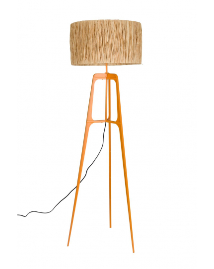 Afra Floor Lamp Orange Front