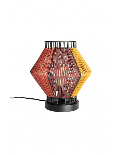 Surya Table Lamp Rope Front