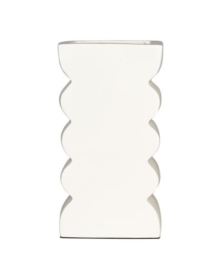 Curves vase L Shiny Beige 3