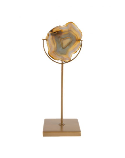 Gem Candle Holder Yellow 1