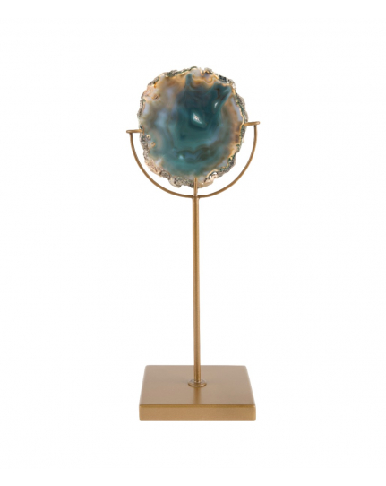 Gem Candle Holder Green 1