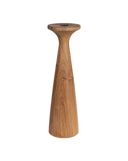 Flames Candle Holder L Brown 1