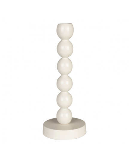 Candle Holder Bubbles One Shiny Beige 1