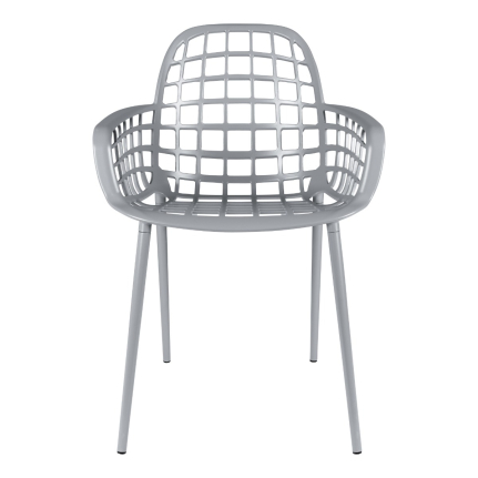 Albert Kuip Garden Armchair Light grey 1